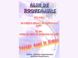 ALSH ROQUEMAURE AFFICHE