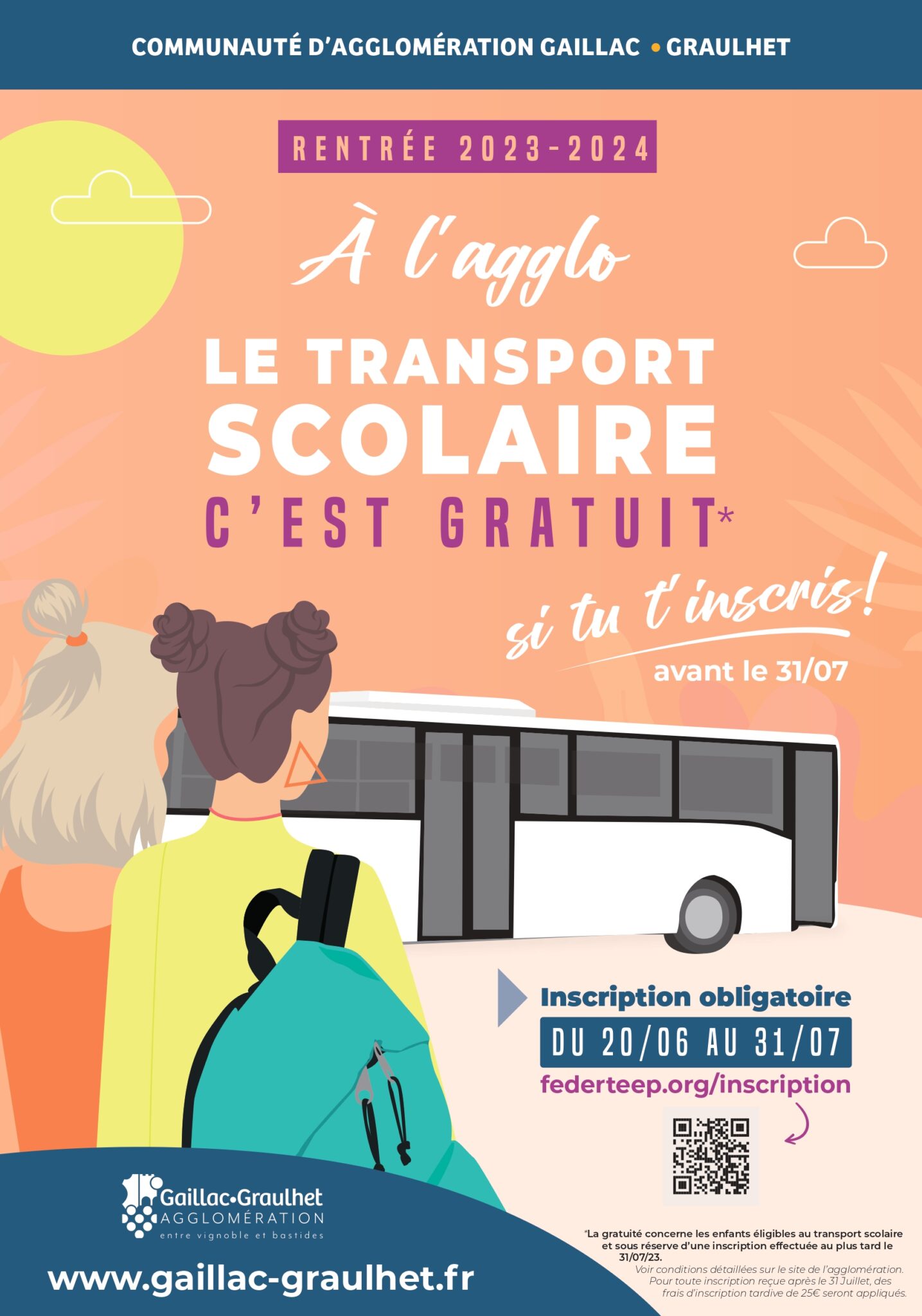 Transport scolaire 20232024 Inscriptions Ouvertes