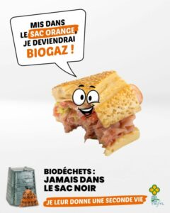 Biodéchets, jamais dans le sac noir !