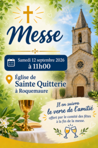 Messe Annuelle – Église Sainte Quitterie